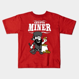 Cryptominer dark Kids T-Shirt